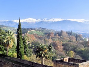 Winter Breaks: Sierra Nevada from the Alhambra