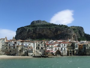 Cefalu below La Rocca