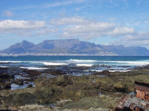View from Robben Island shore