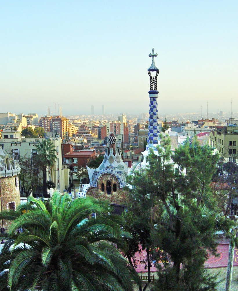 Barcelona - Gaudi architecture at Park Güell