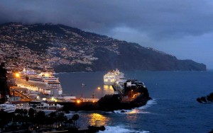 Night view of Funchal Bay - Canon G15