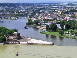 Koblenz - Deutches Eck - Moselle meets the Rhine