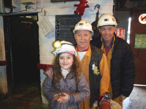 Guided tour with former miners