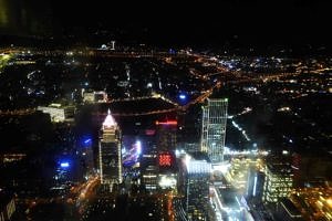 View from Taipei 101 tower