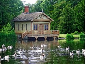 Old Boathouse on a walk at Belton House