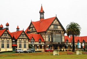 Rotorua Museum in the old Bath House