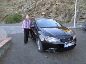 Our Seat Ibiza Hire Car in Andalusia