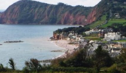 Sidmouth from the east cliffs