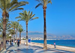 L'Albir seafront Looking towards Altea